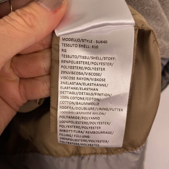 GIMO's Men's Quilted Jacket Gray Size 52 - Picture 6 of 12